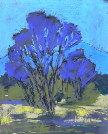 Singing the Blues in Taos by artist julia fletcher